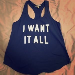 Victoria’s Secret Navy Blue RacerBack Tank Top
